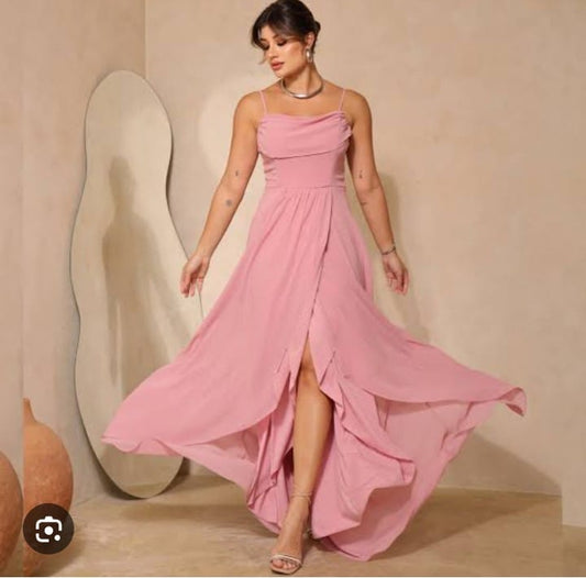 Vestido Longo Mallet de alça