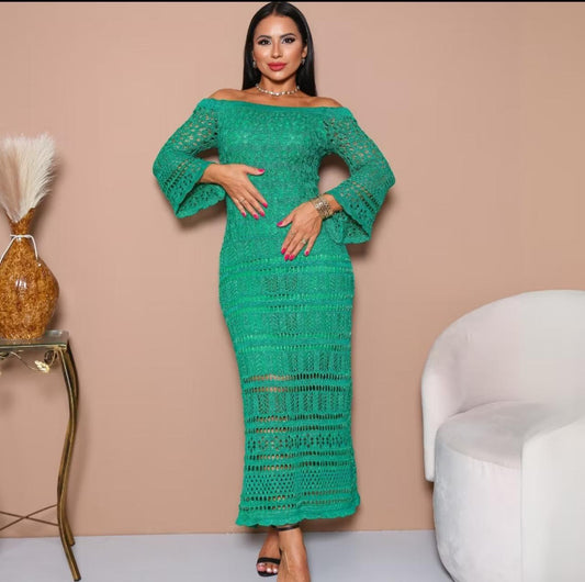 Vestido Tricôt Linha