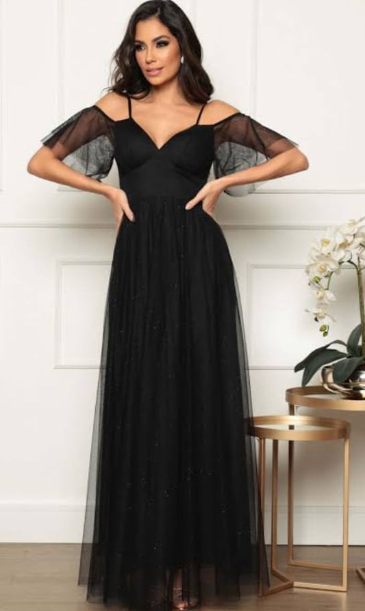 Vestido longo em Tule