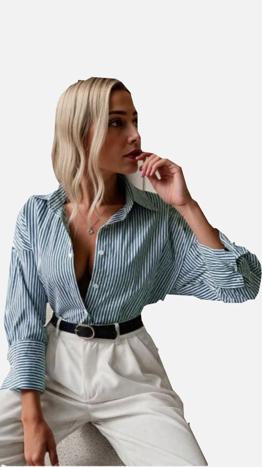 Camisa Listras Finas