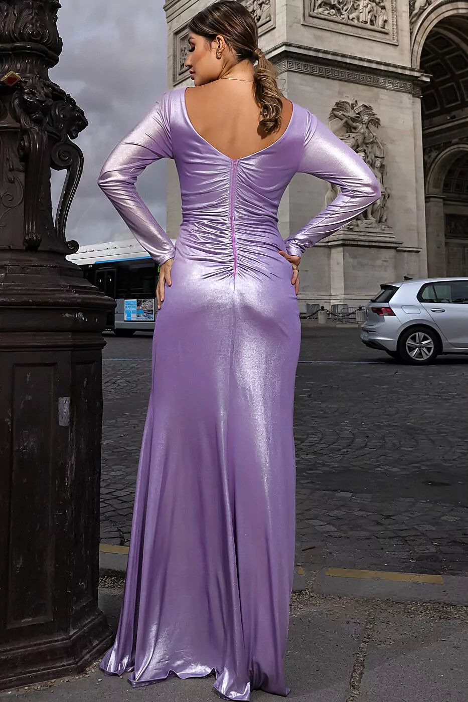 VESTIDO FANNY FOIL