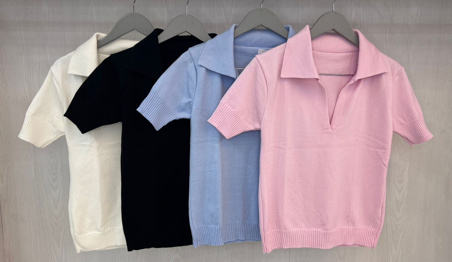 BLUSA MODAL MODELO POLO