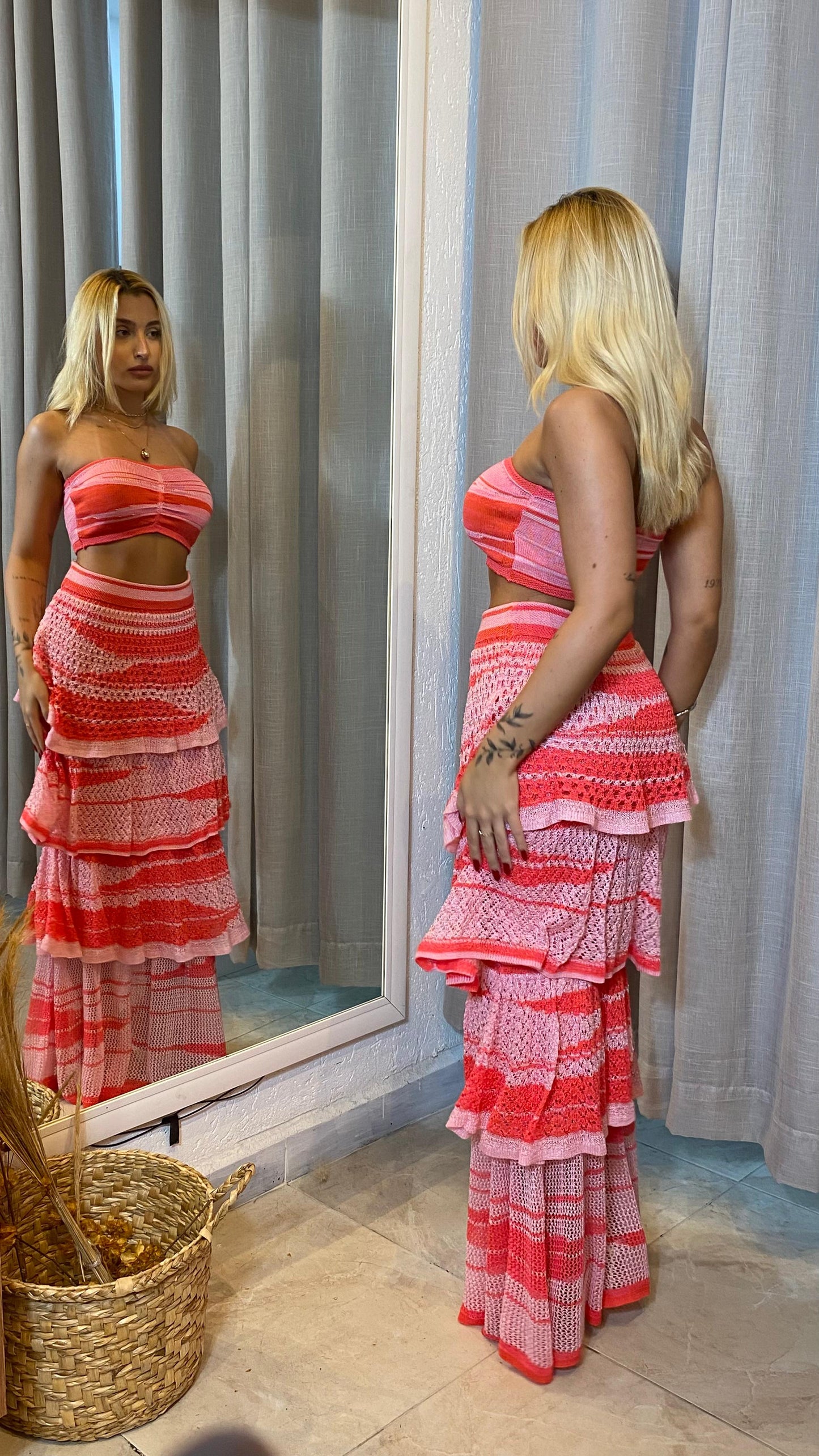 CONJUNTO JANA EM TRICÔT DE VERÃO