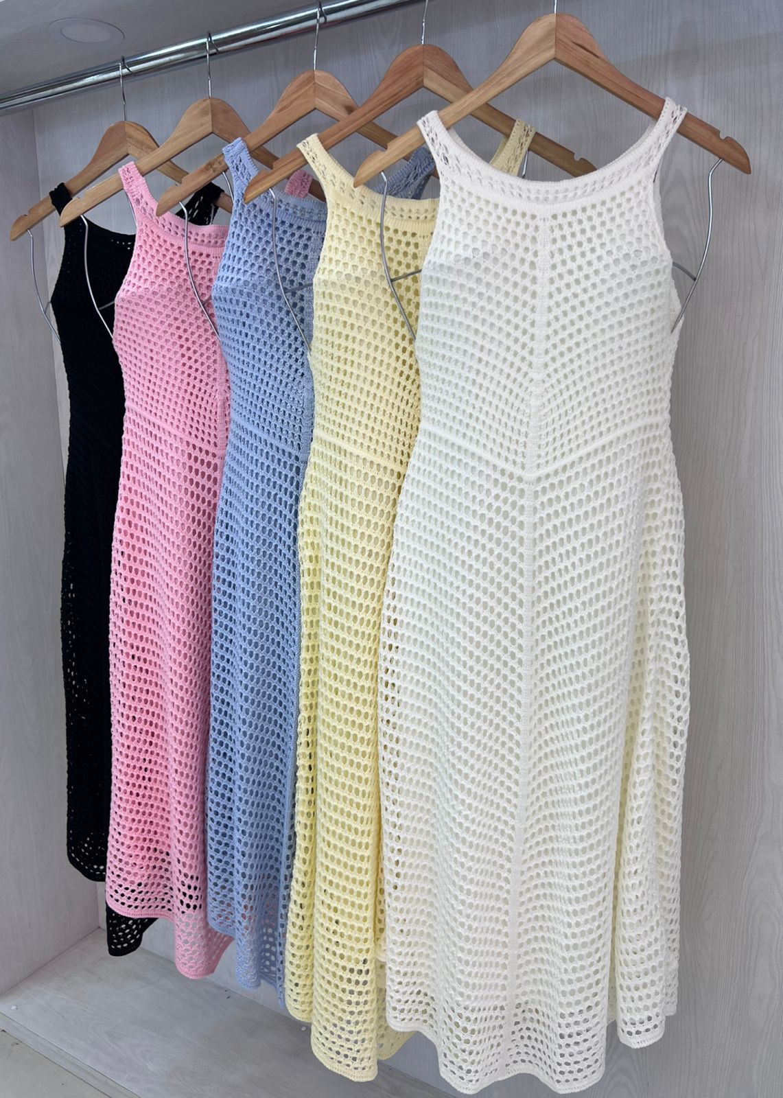 Vestido Lana em Tricôt
