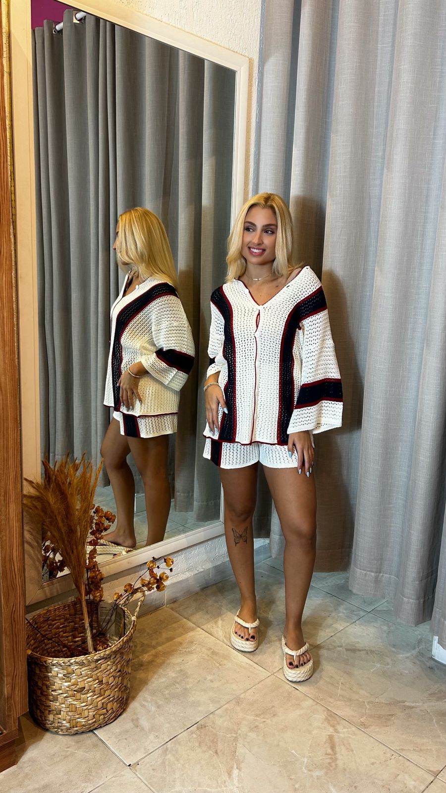 CONJUNTO CAMISA COM BOTÕES