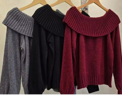 Blusa Ombro a Ombro em Mousse