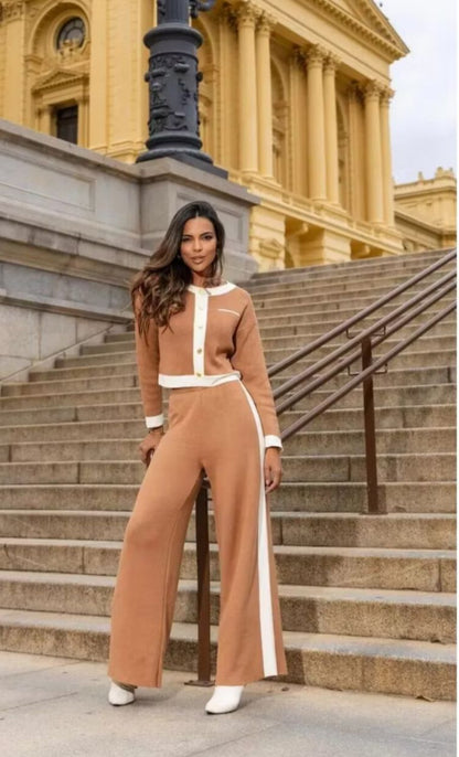 Conjunto xanel Tricôt