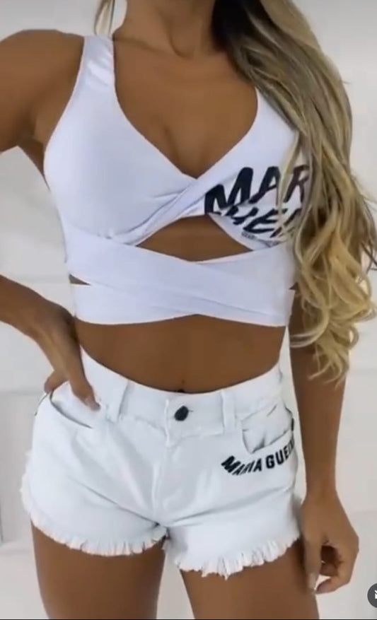 Cropped Maria Gueixa Trançado
