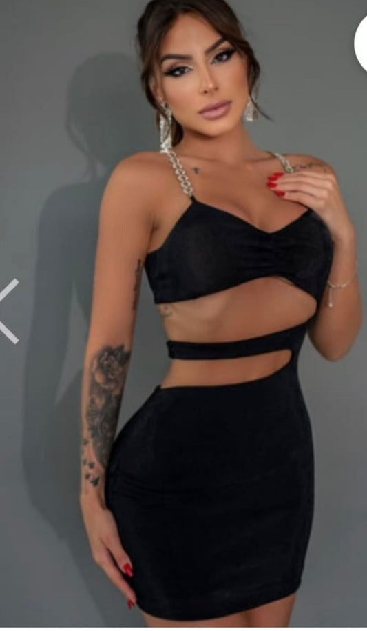 Vestido Tubinho Curto Chocolate Top