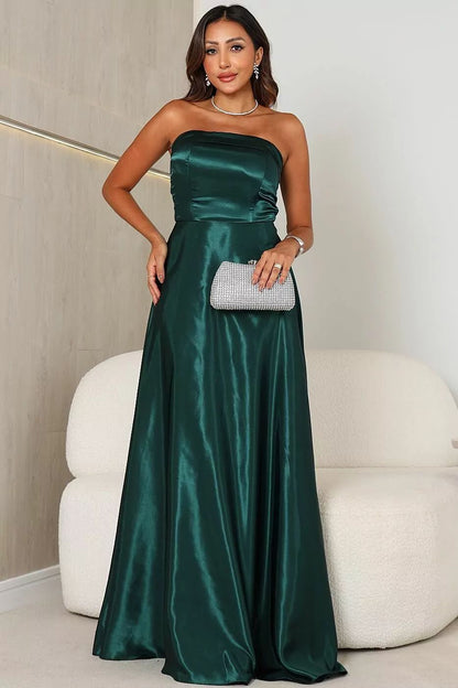 VESTIDO OMBRO AMOSTRA ACETINADO MELISSA