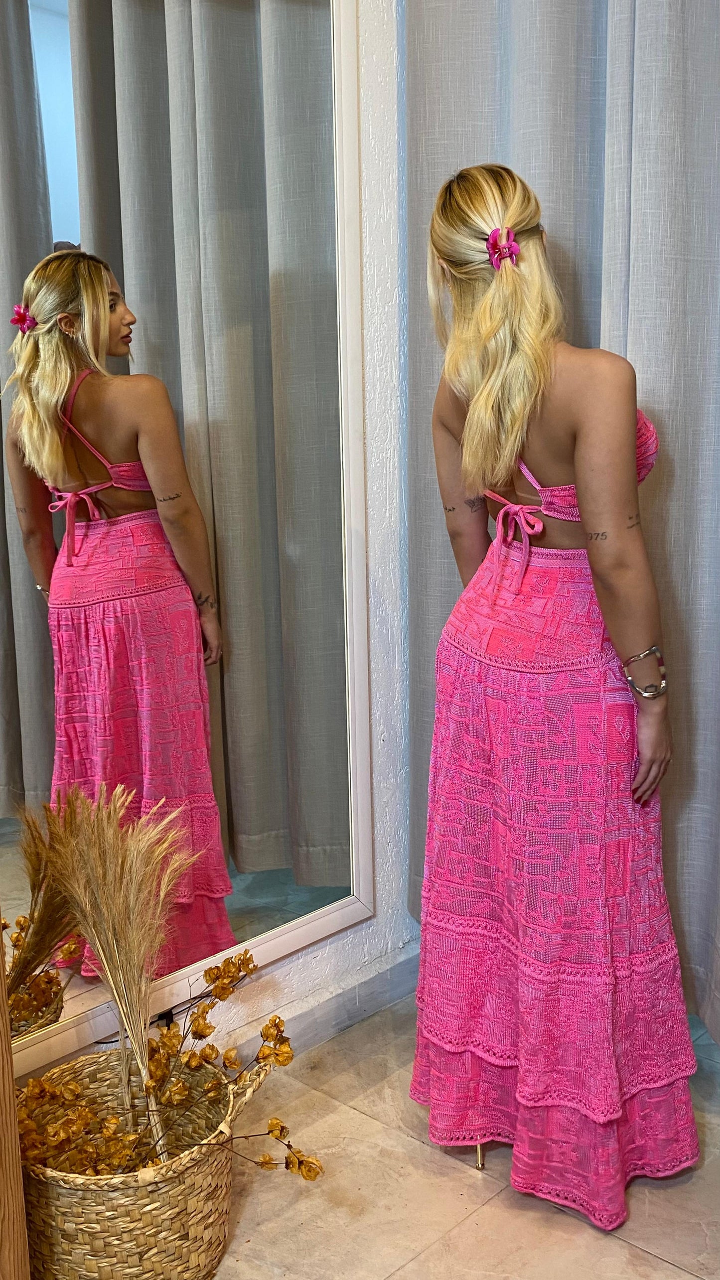 VESTIDO ARIANE EM TRICOT DE VERÃO