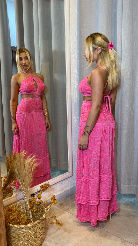VESTIDO ARIANE EM TRICOT DE VERÃO