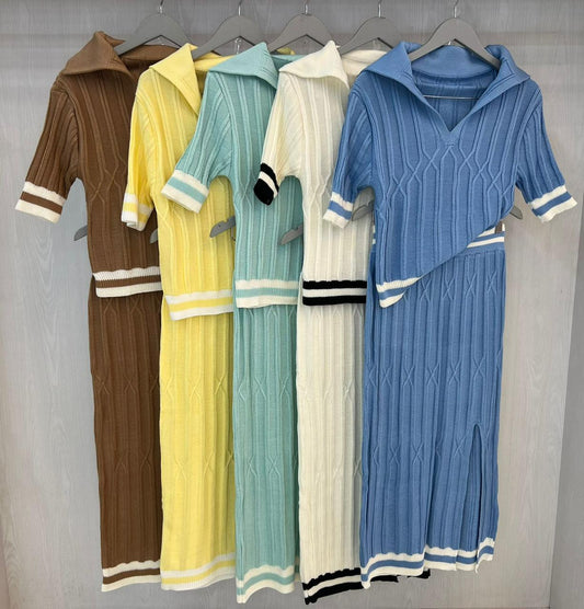 CONJUNTO JÚLIA EM TRICOT TRANÇA