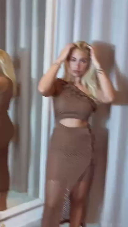 Vestido em Rayon Tricô