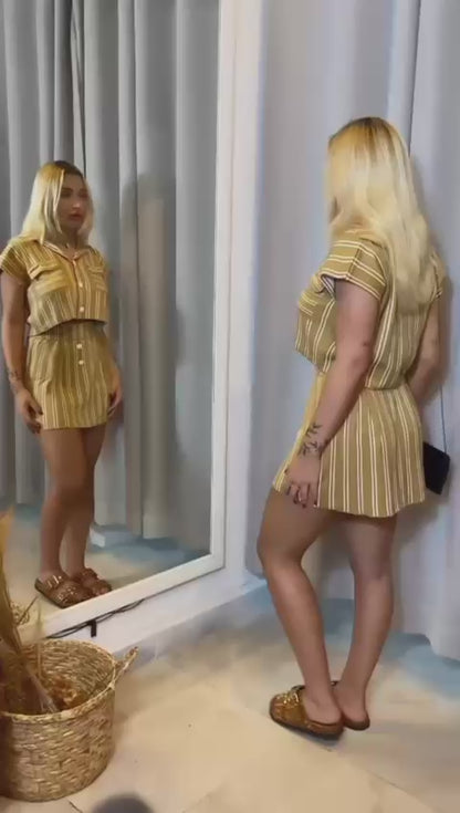 CONJUNTO LEH SAIA E BLUSA MODAL DE VERÃO